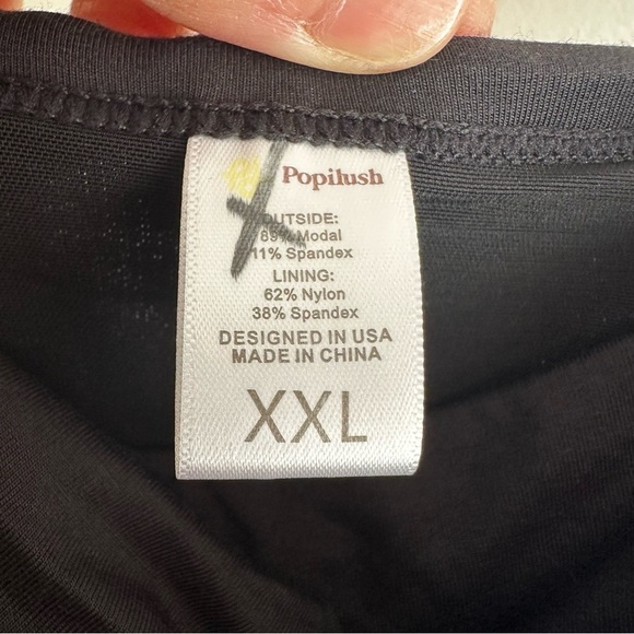 Popilush Summer Dress Spaghetti Straps Shapewear Mini Bodycon Size XXL - Picture 13 of 14